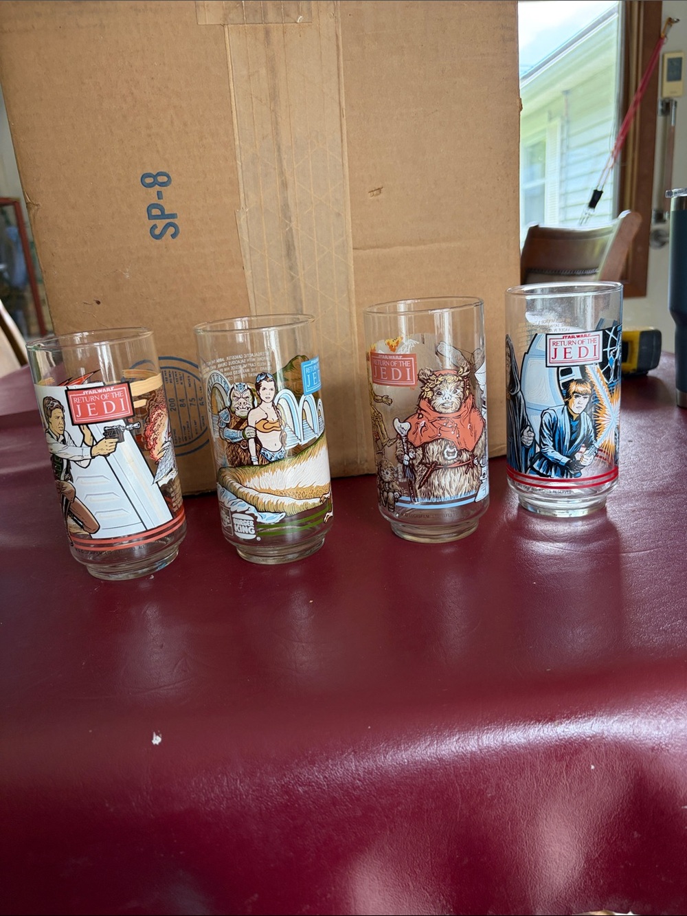 Star Wars Return of the Jedi Character Glasses Set